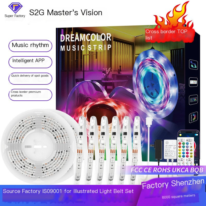 RGBIC Smart LED Strip Light with Bluetooth Control